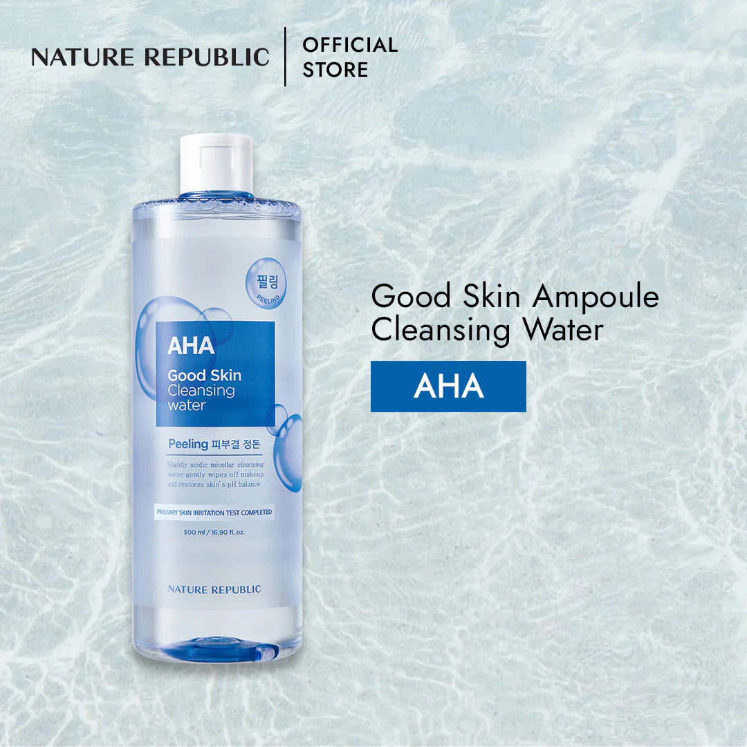 ماء منظف بمصل مركز AHA لبشرة صحية من نيتشر ريبابليك