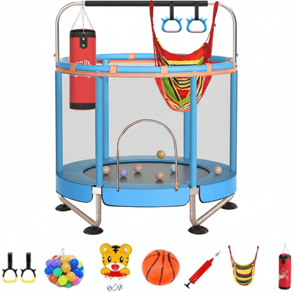 Dolphine Trampoline For Kids With U Leg (1.2 Meter)