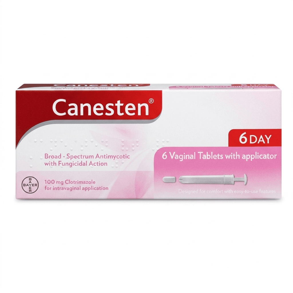 أقراص Canesten المهبلية - 6 أقراص (100mg)