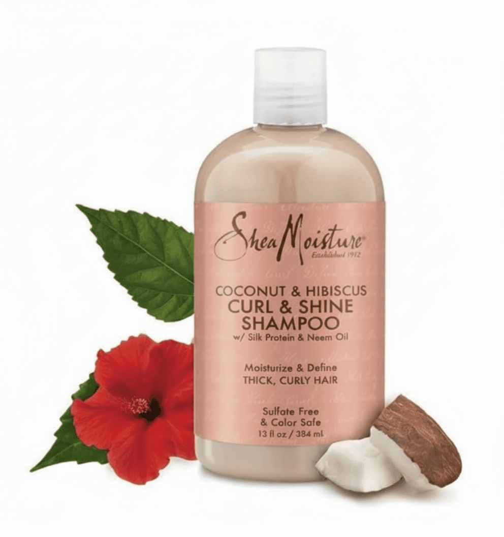 Shea Moisture Coconut & Hibiscus Shampoo (384ml)