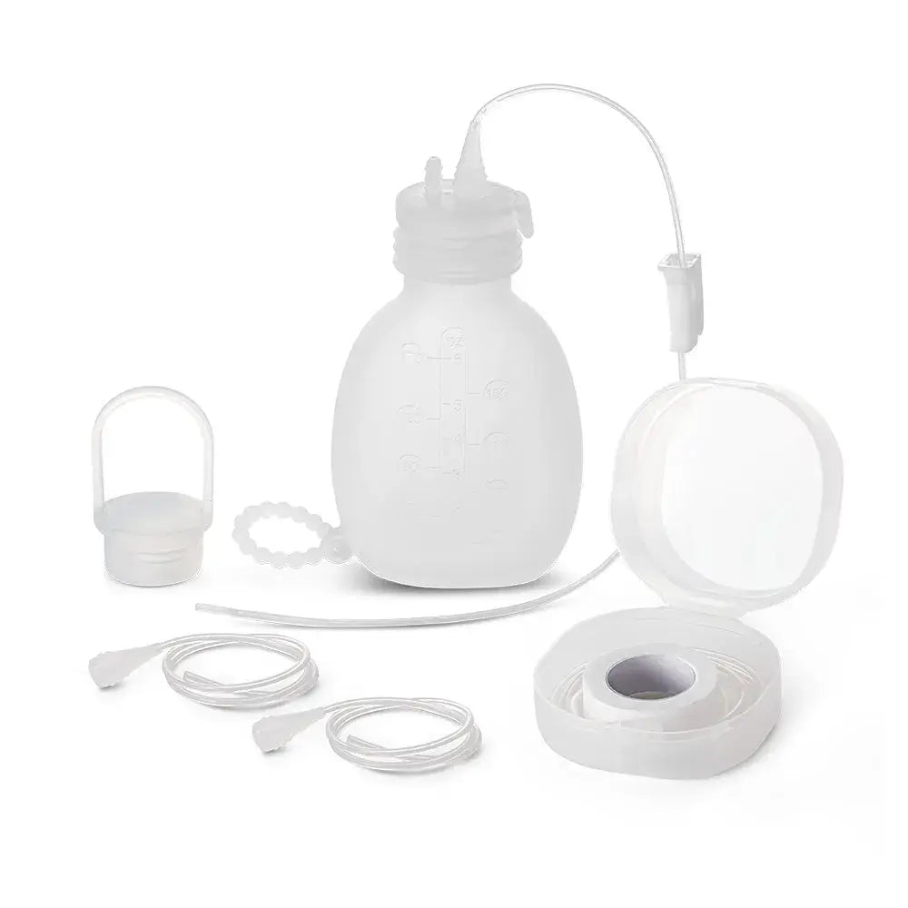 Haakaa Supplemental Feeding Tube & Pouch Set (with Exra 4 Replacement Tubes)