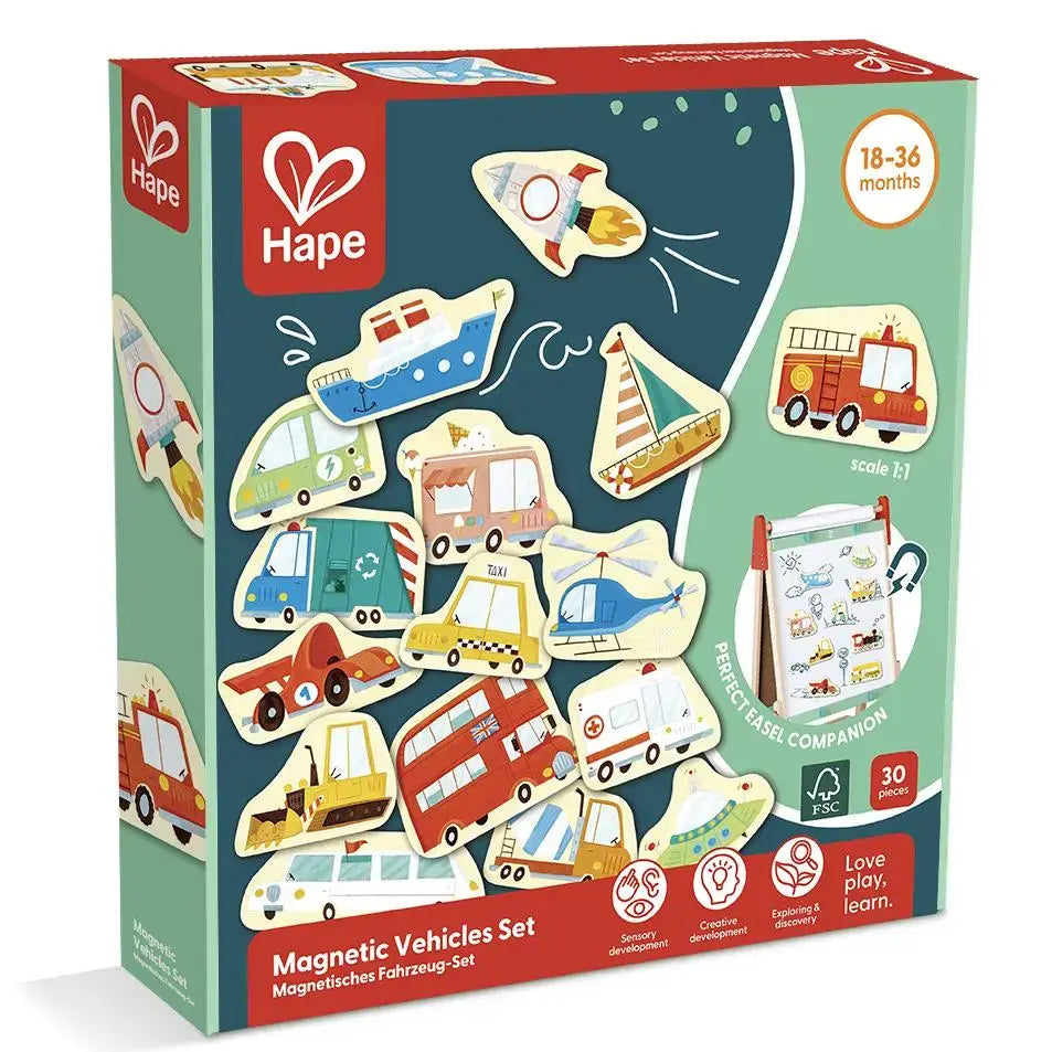 Hape Magnetic Vehicles Set