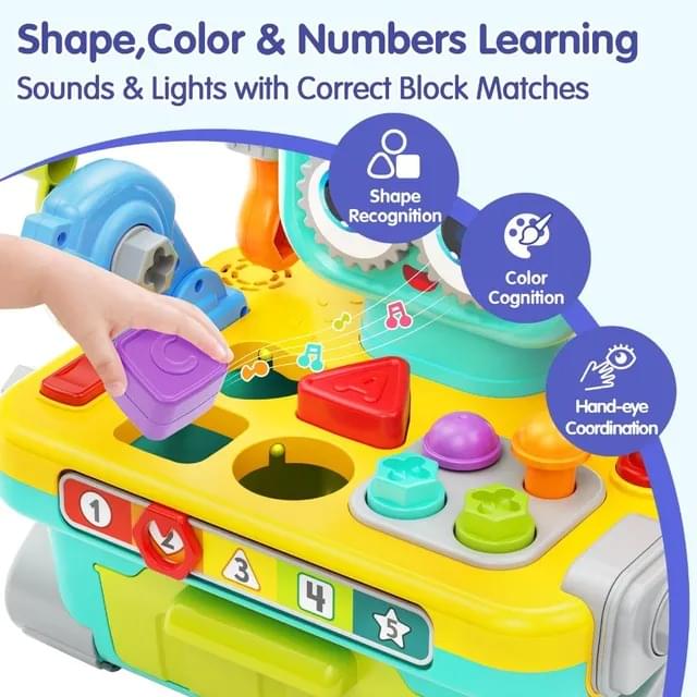 Hola 9-In-1 Robot Workbench Early Learning Toy