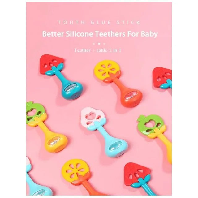 Huanger Baby Fruit Teether With Rattle