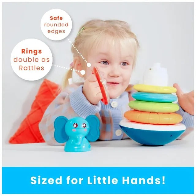 Huanger Baby Toys Stacking Game Musical Toy