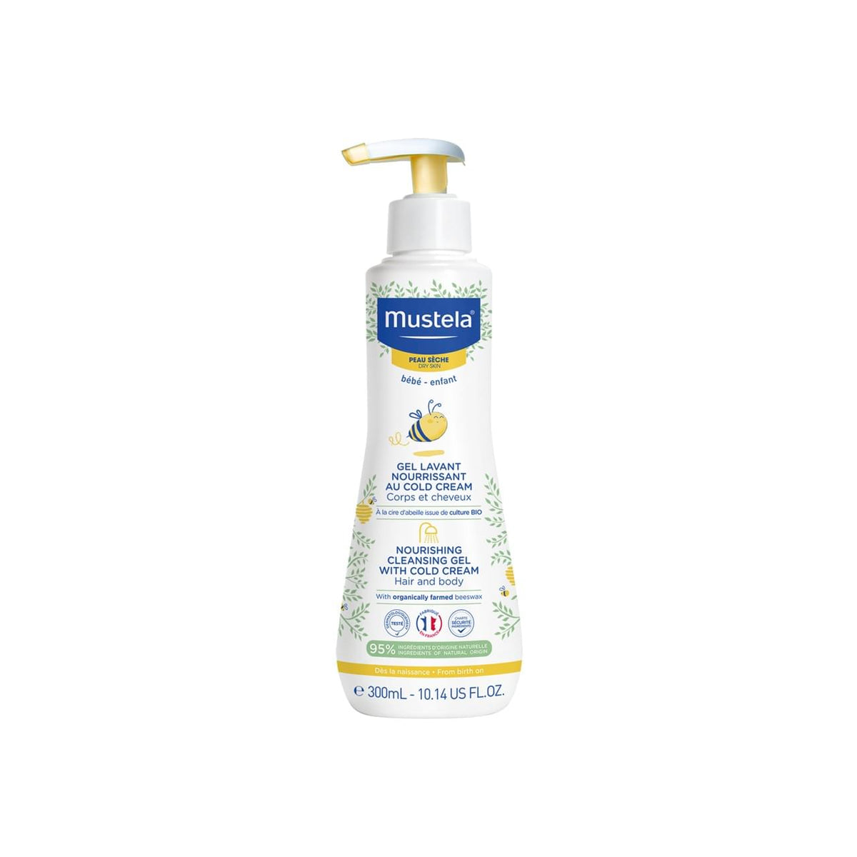 Mustela Nourishing Cleansing Gel with Cold Cream (300ml)