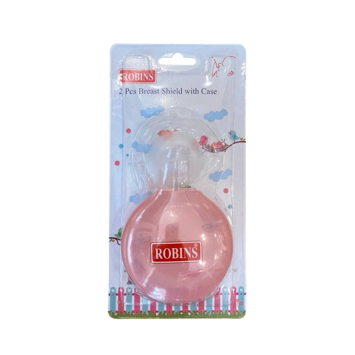 Robins Breast Shield with Case (Pink)