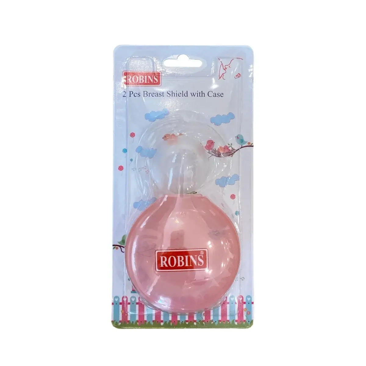Robins Breast Shield with Case (Pink)