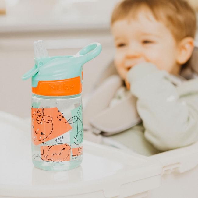 أكواب Nuby Incredible Gulp (فراولة) - عبوة من قطعتين