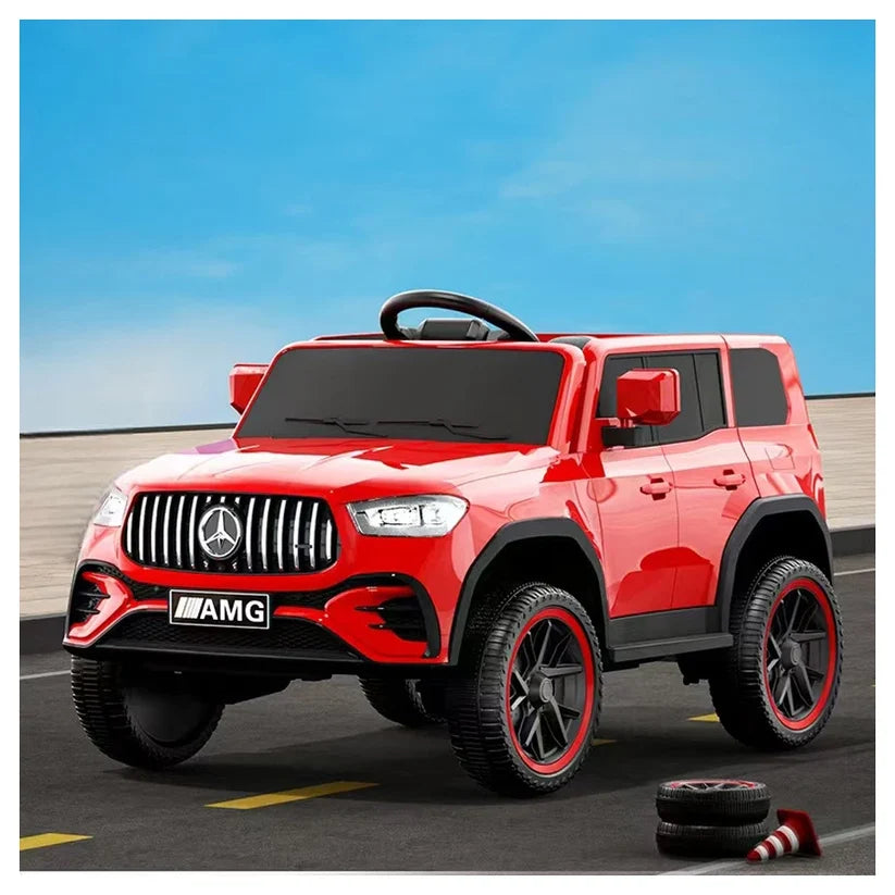 Tobbi Kids - Mercedes AMG Style 12V Battery Ride-On Car with Remote Control - Red
