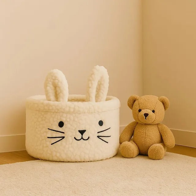 Kinder Valley Bunny Sherpa Storage Tub