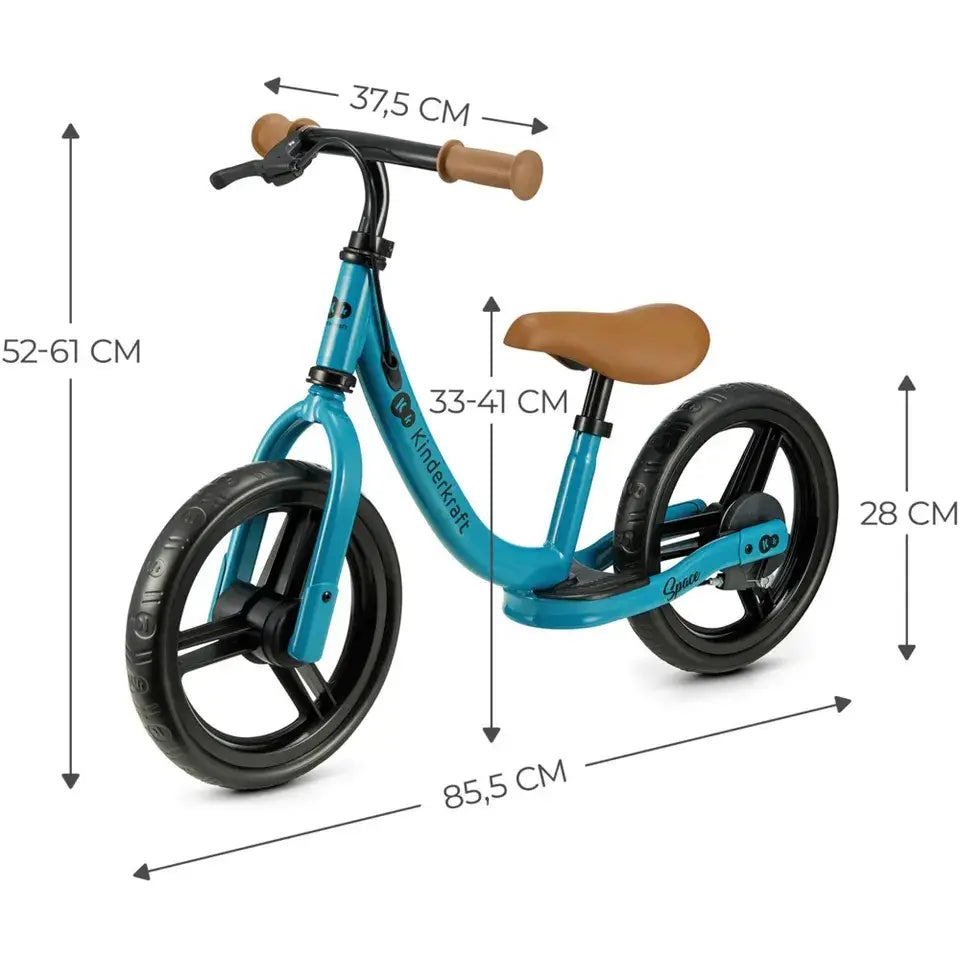 Kinderkraft Space Balance Bike 2–5Y – Light Green