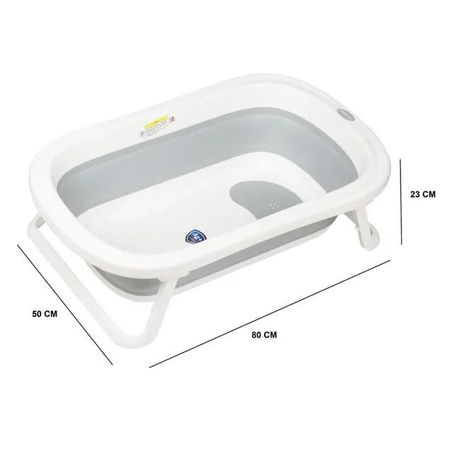 Little Angel Baby Foldable Bath Tub With Stand – Grey
