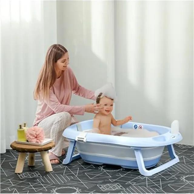Little Angel Baby Foldable & Collapsible Wash Basin – Blue