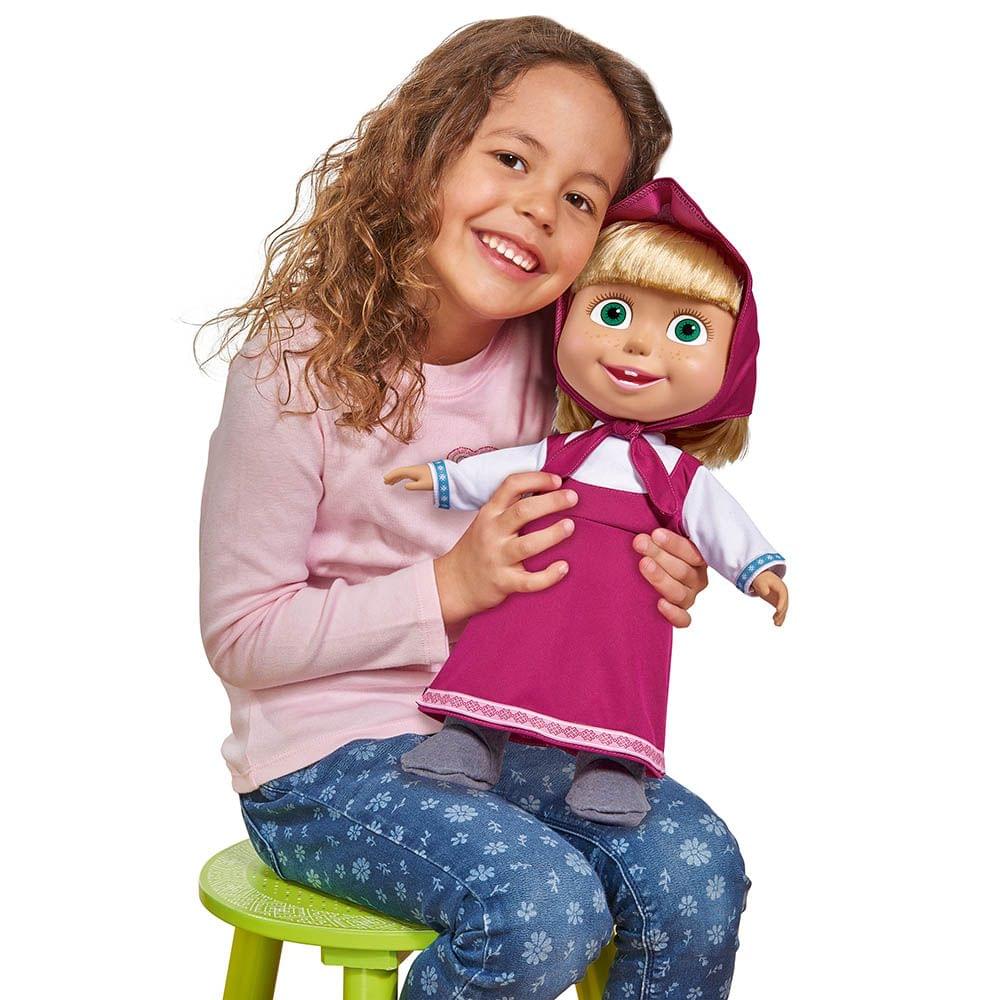 دمية ماشا وذا بير ماشا بجسم ناعم (40cm)
