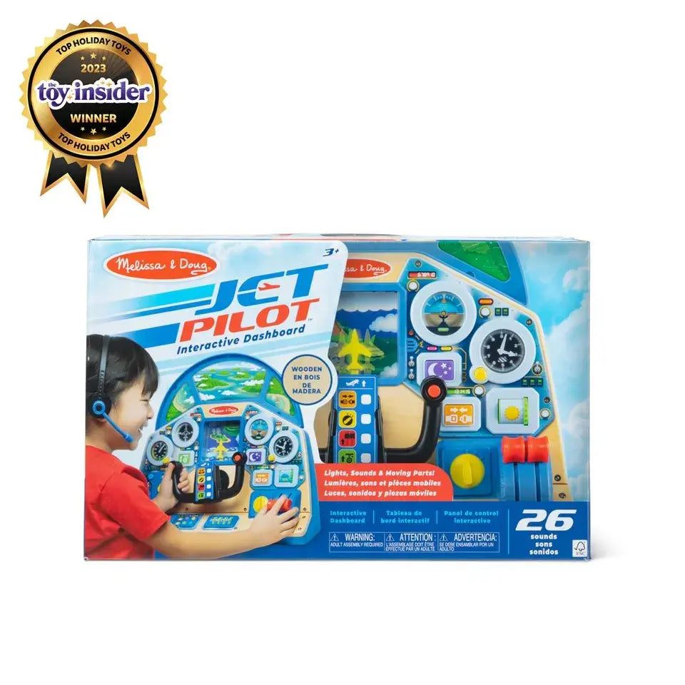Melissa & Doug - Jet Pilot Interactive Dashboard - Multicolor