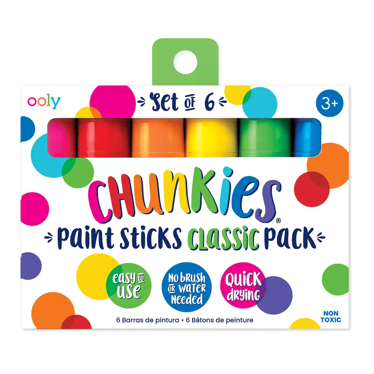 Ooly Chunkies Paint Sticks Classic Pack (Set of 6)