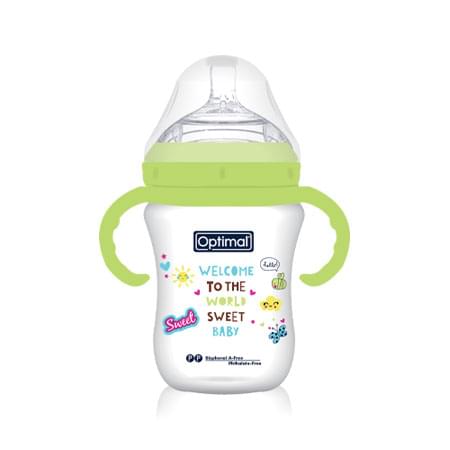 Optimal Mamilla Extra Wide Neck Feeding Bottle (300ml)