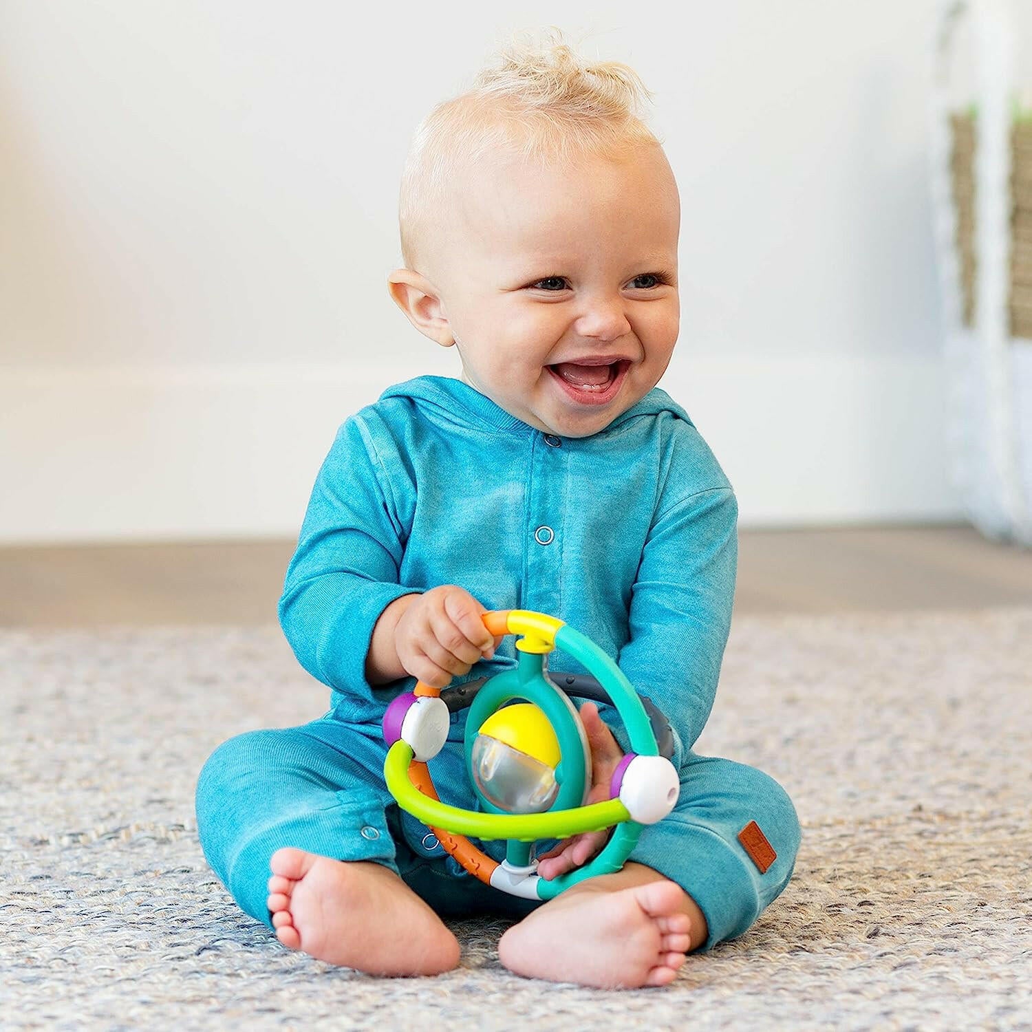 Infantino Orbit Rattle Baby Toy.