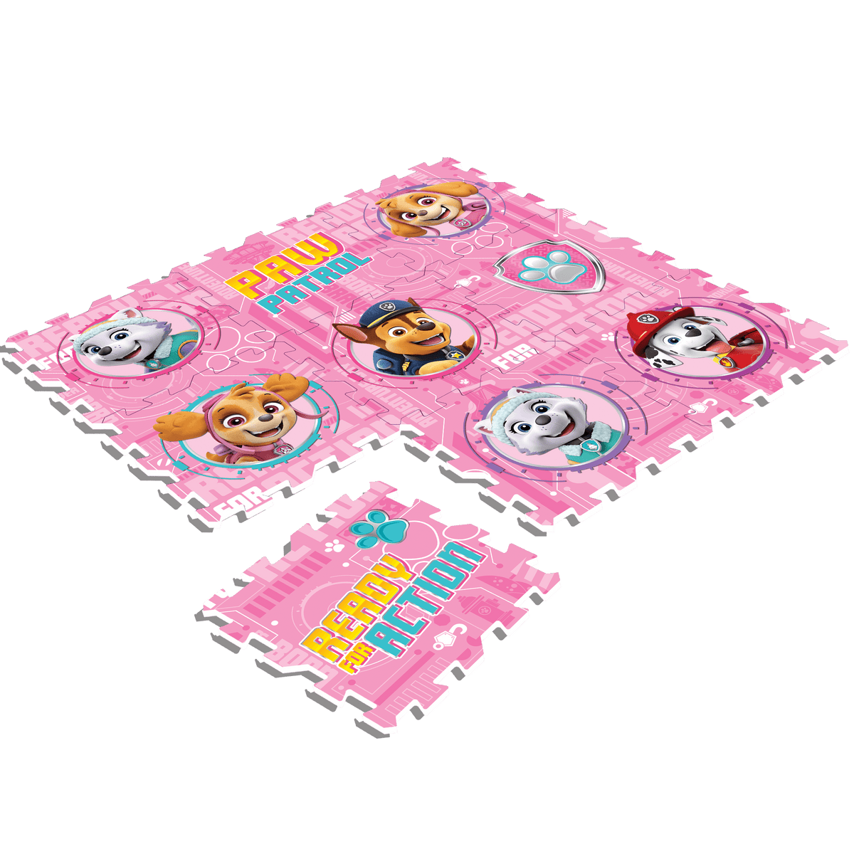 PAW Patrol - Interlocking EVA Play Mat - 9 Pieces