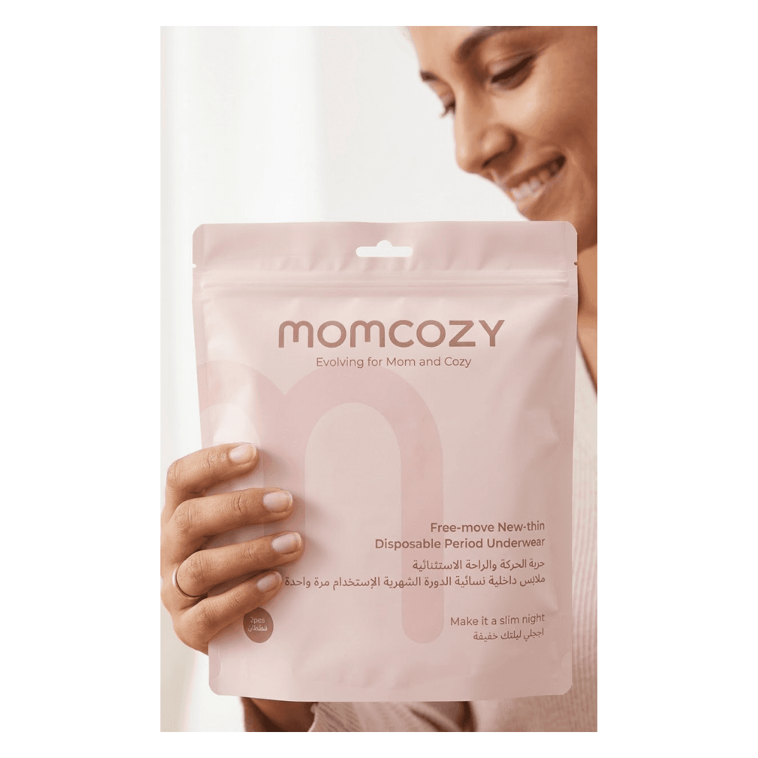 Momcozy Evolving for Mom and Cozy Disposable Period Underwear