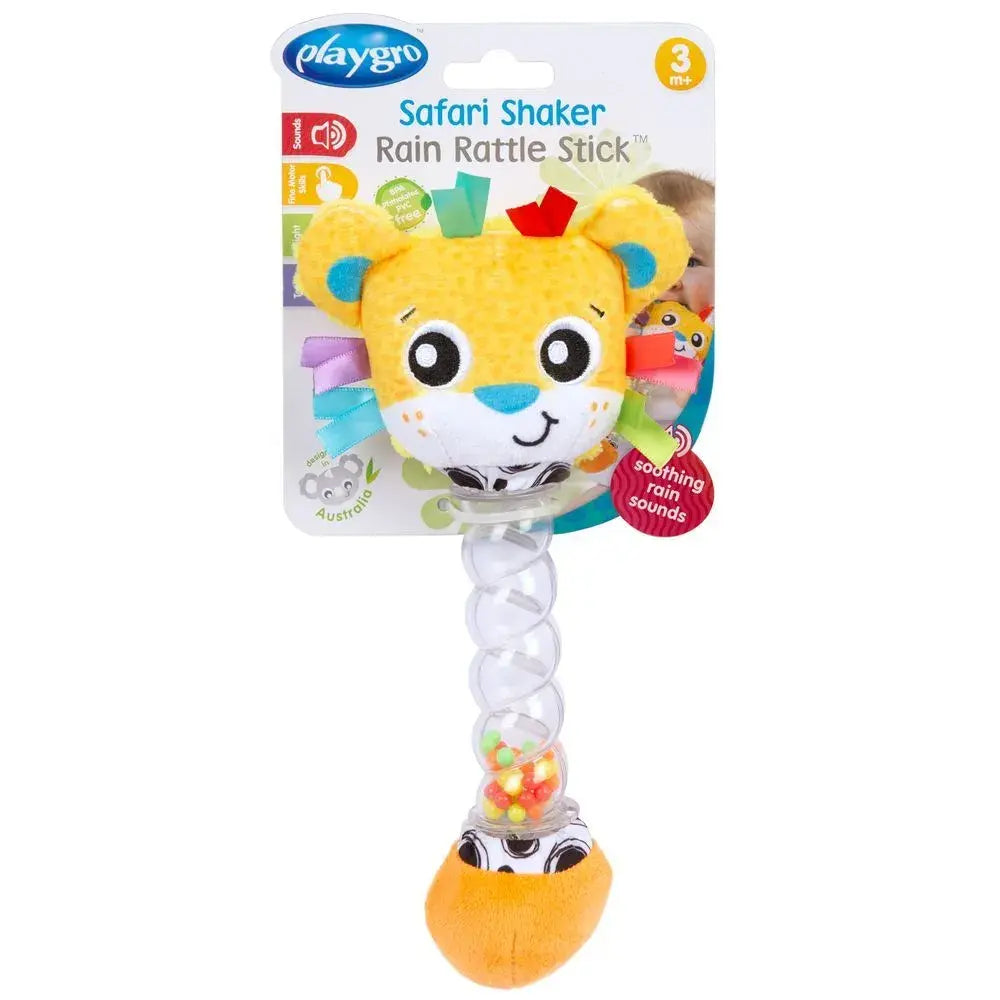 Playgro Lion Rain Maker Rattle Stick Polybag