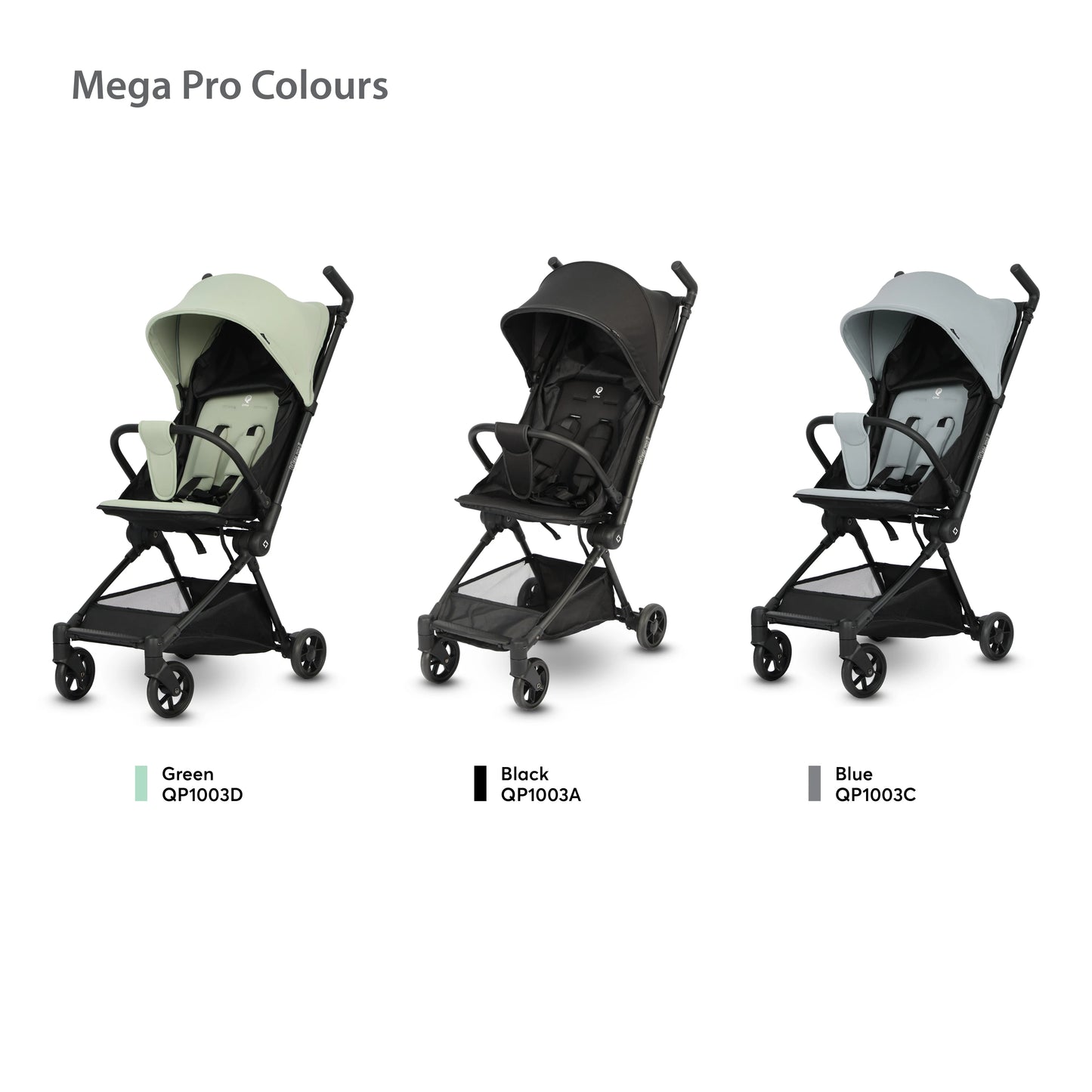 عربة أطفال ميغا برو من كيو بلاي