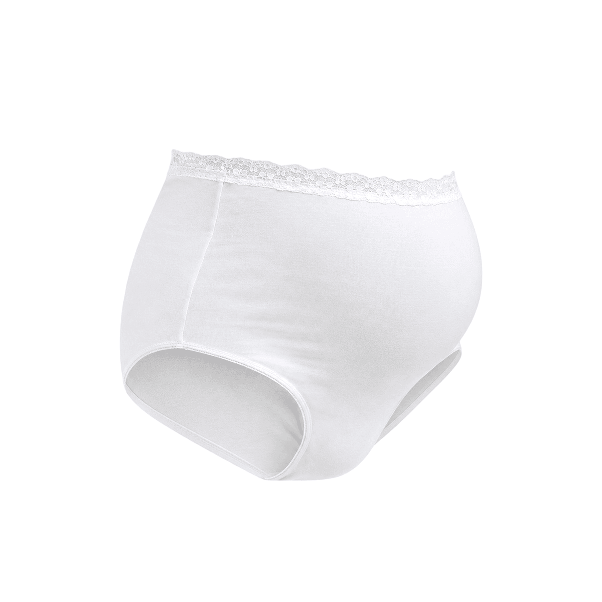 Ripe Maternity Organic Cotton Full Briefs (White)