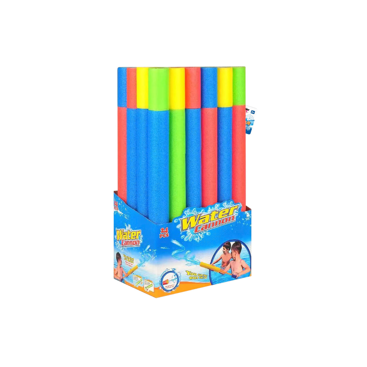 Power Joy Water Shooter Foam 50x6cm Cdu24 Woc