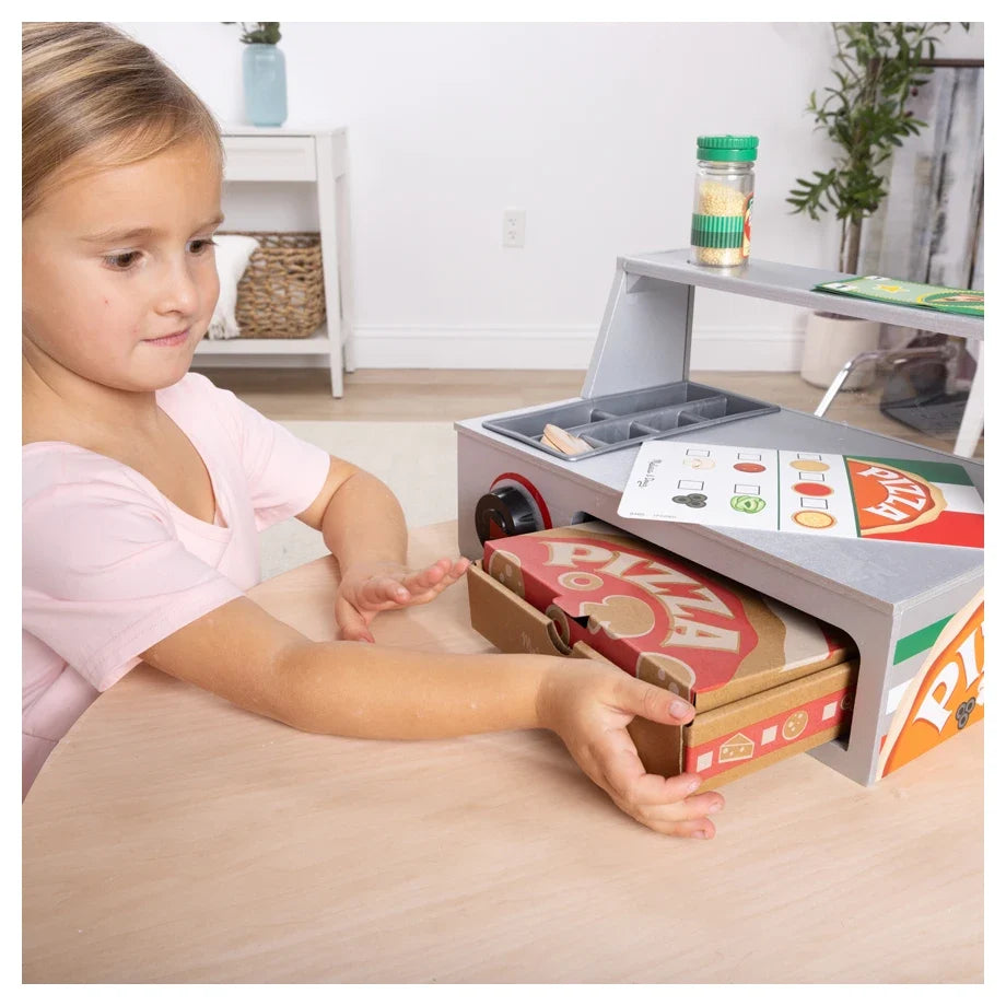 Melissa & Doug - Top & Bake Pizza Counter - 34 Pcs - Multicolor