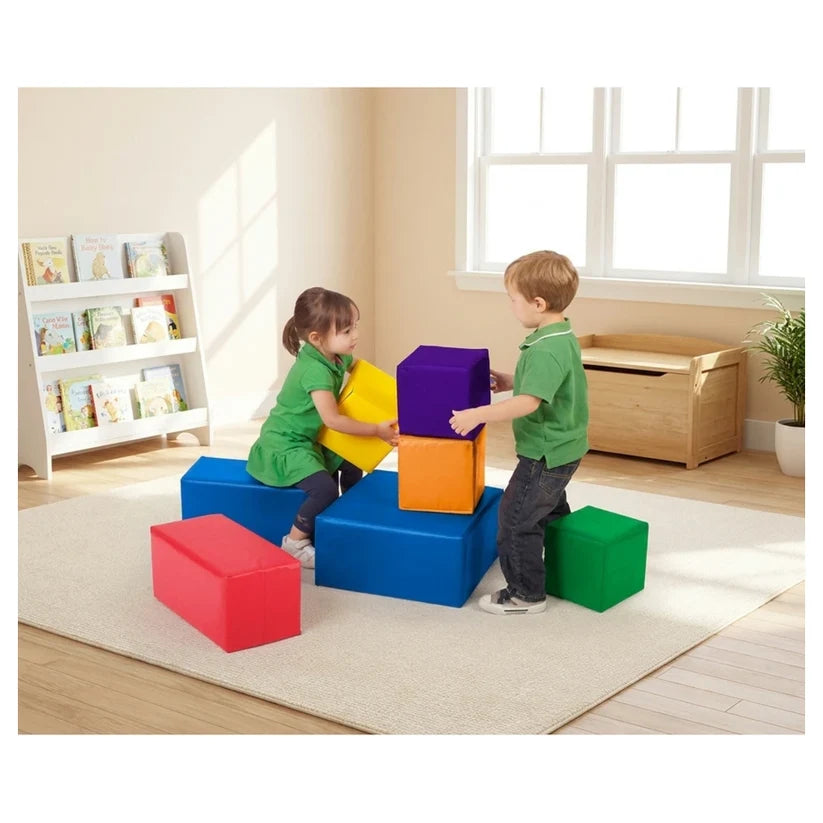Soft Play - Big Foam Building Blocks Set - 7 Pieces