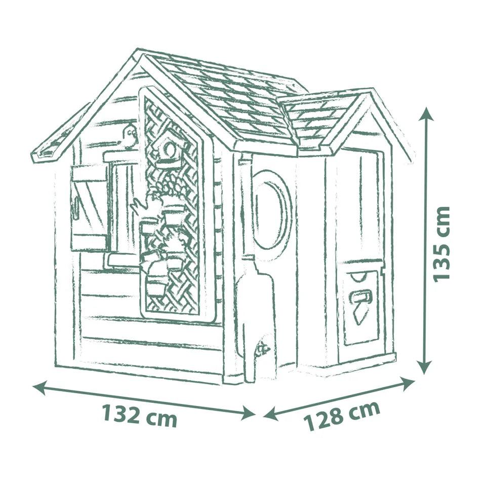 Smoby - Life Garden Playhouse