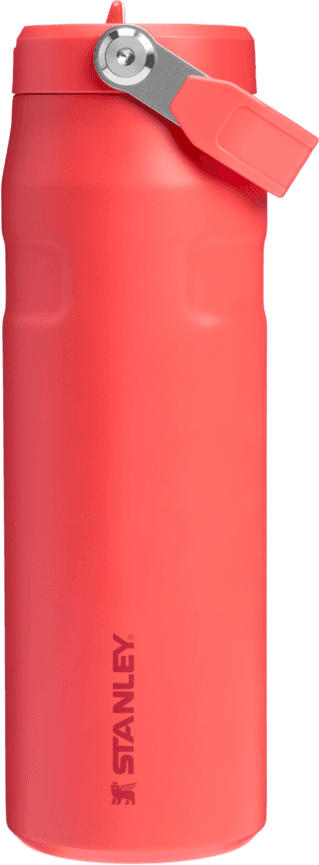 Stanley Ice Flow Bottle Flip Straw (Hot Coral, 710ml)