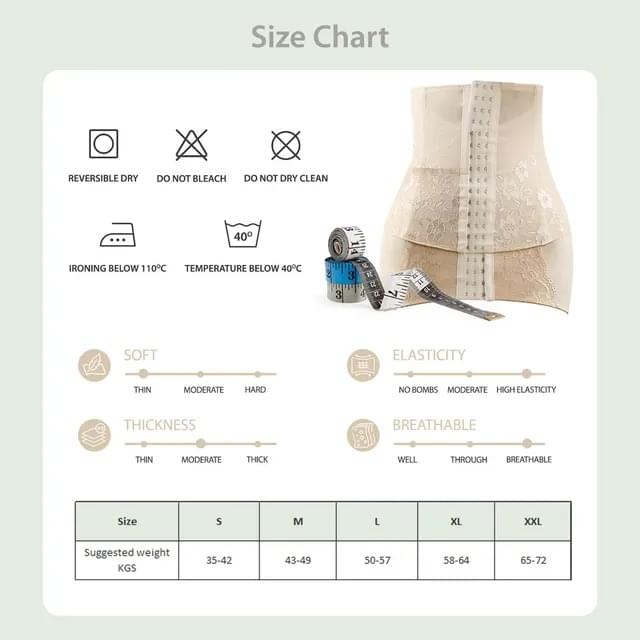 Sunveno 2 In 1 Body Shaper Combo (Beige)