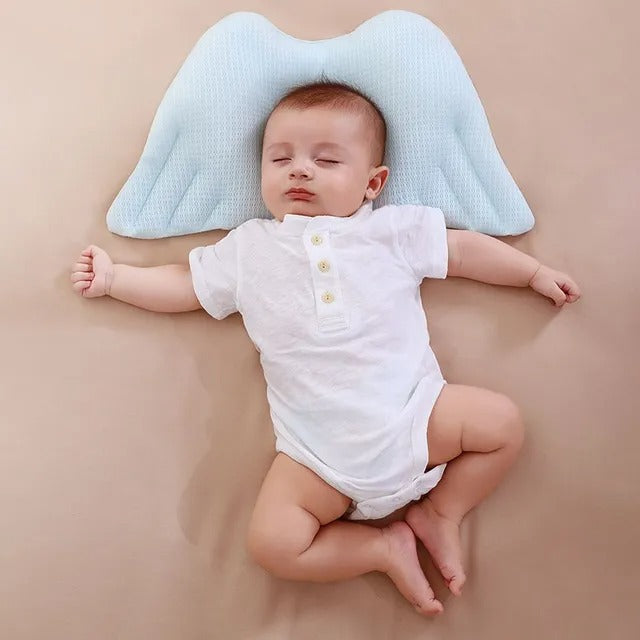 Sunveno Infant Head Shaper Wings Pillow Blue