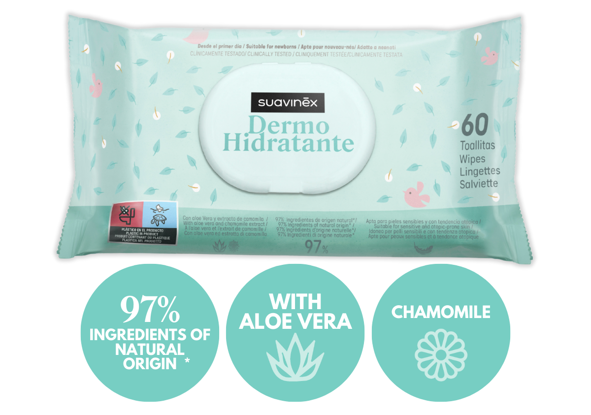 Suavinex Dermo-Hydrating Wipes (60's)