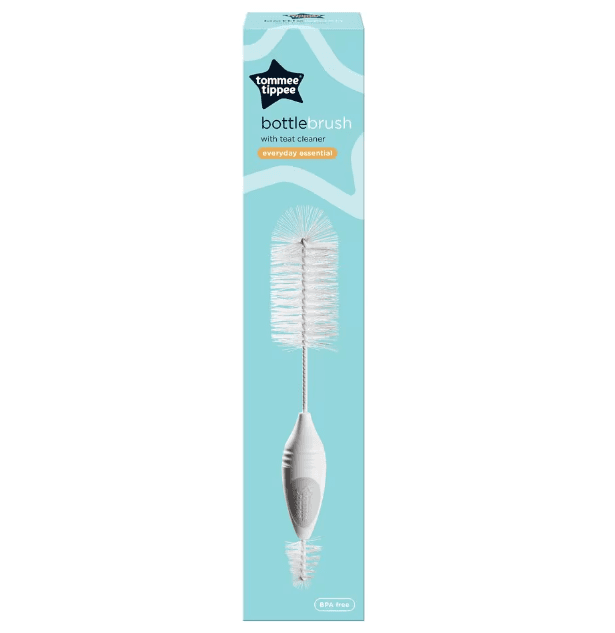 Tommee Tippee Bottle & Teat Brush, Grey