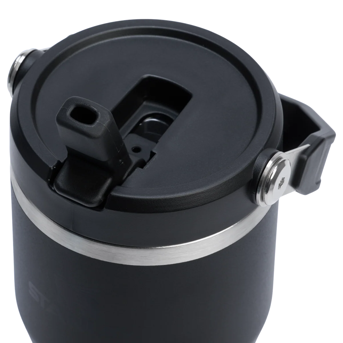 Stanley Ice Flow Flip Straw Tumbler (Black, 590ml)