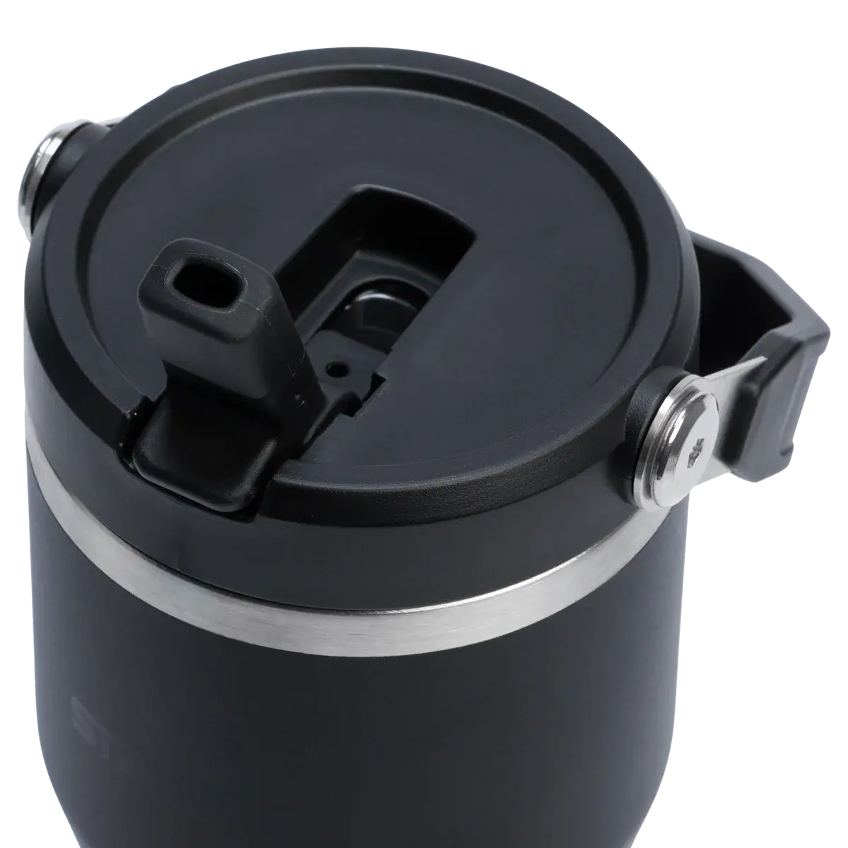 Stanley Ice Flow Flip Straw Tumbler (Black, 590ml)