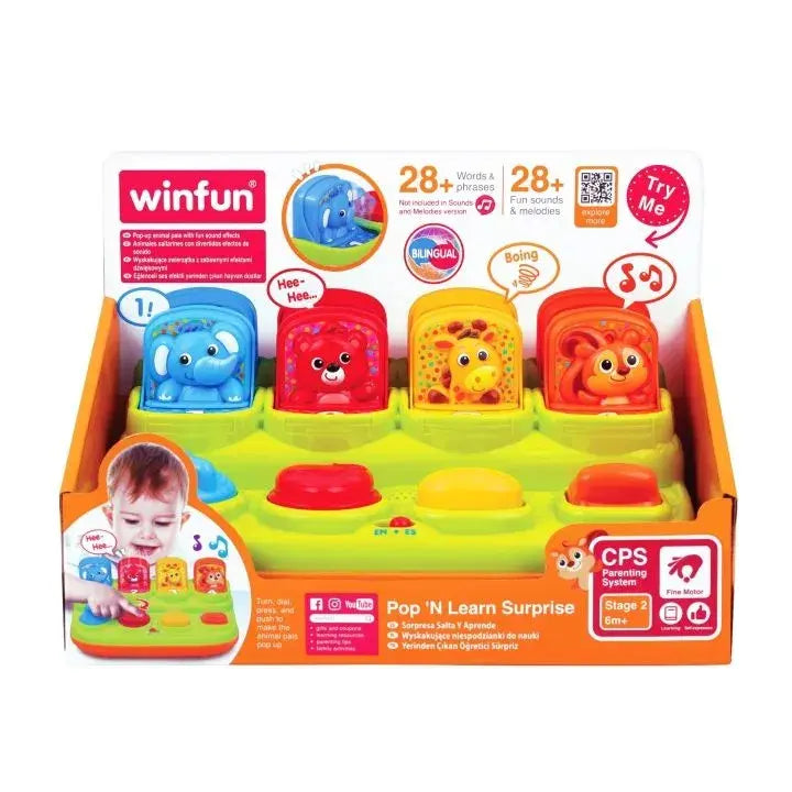 Winfun Pop and Learn Animal Friends