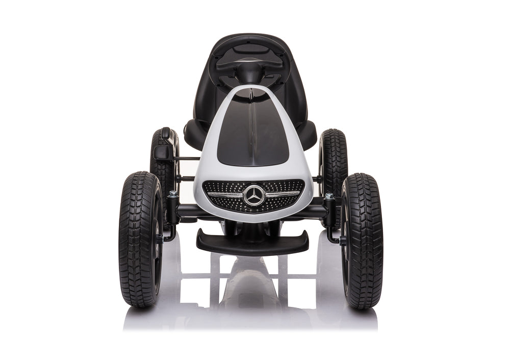FITAAC Mercedes-Benz Go-Kart – Pedal-Powered with EVA Tires & Leather Seat