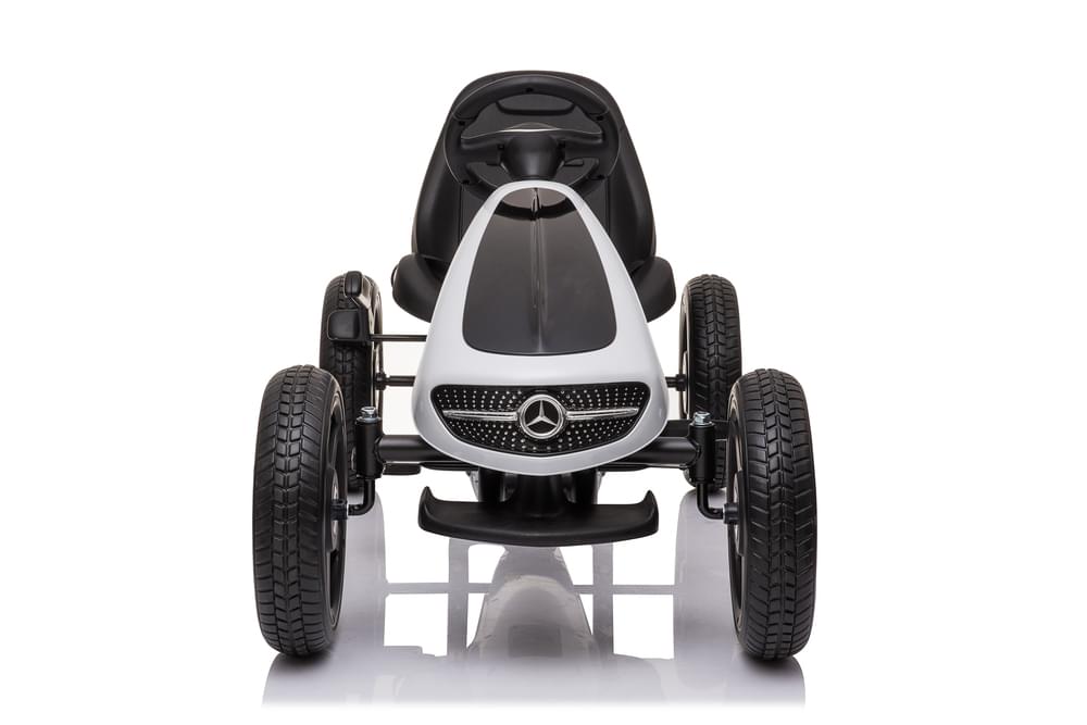 FITAAC Mercedes-Benz Go-Kart – Pedal-Powered with EVA Tires & Leather Seat