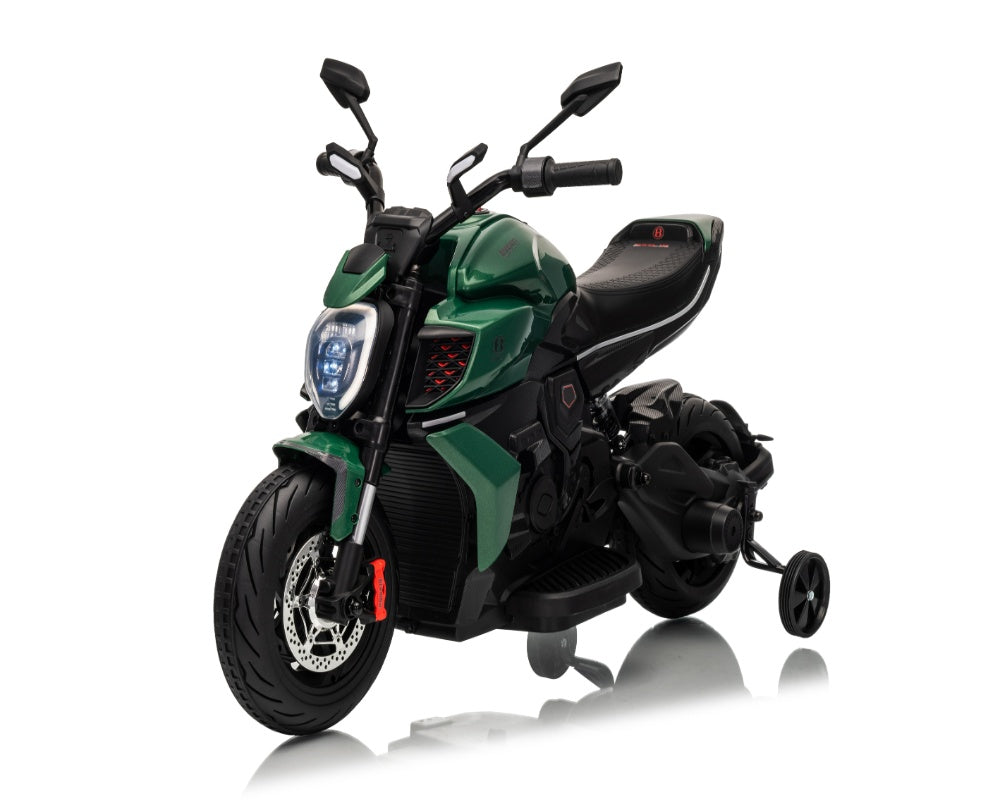 FITAAC 12V Electric Ride-On Motorcycle – Dual 550W Motors