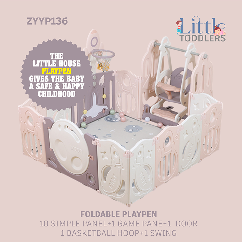 Little Toddlers Foldable Playpen – 10 Simple Panels