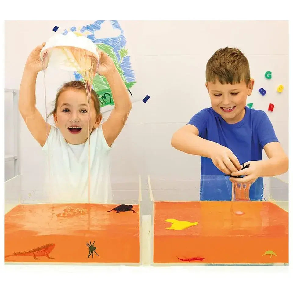 Zimpli Kids - Slime Baff & Crackle Bath - Orange & Aqua - 4 Pieces