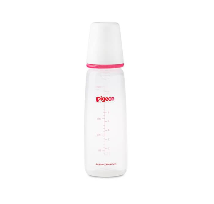 Pigeon Plastic Bottle Slim Neck - 240 ML (White Cap)
