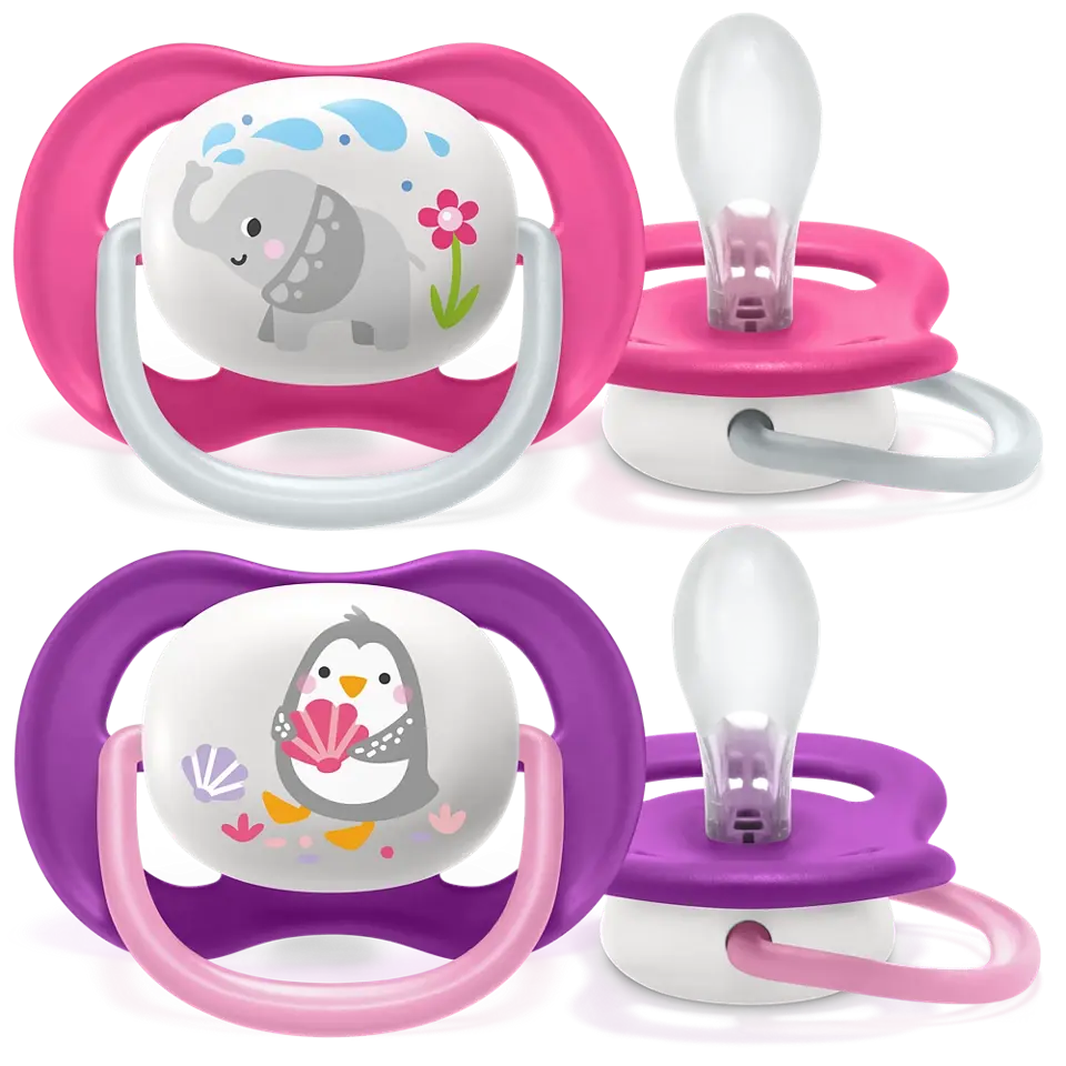 Philips Avent Ultra Air Animals Pacifier - Pack of 2 (6-18 Months)