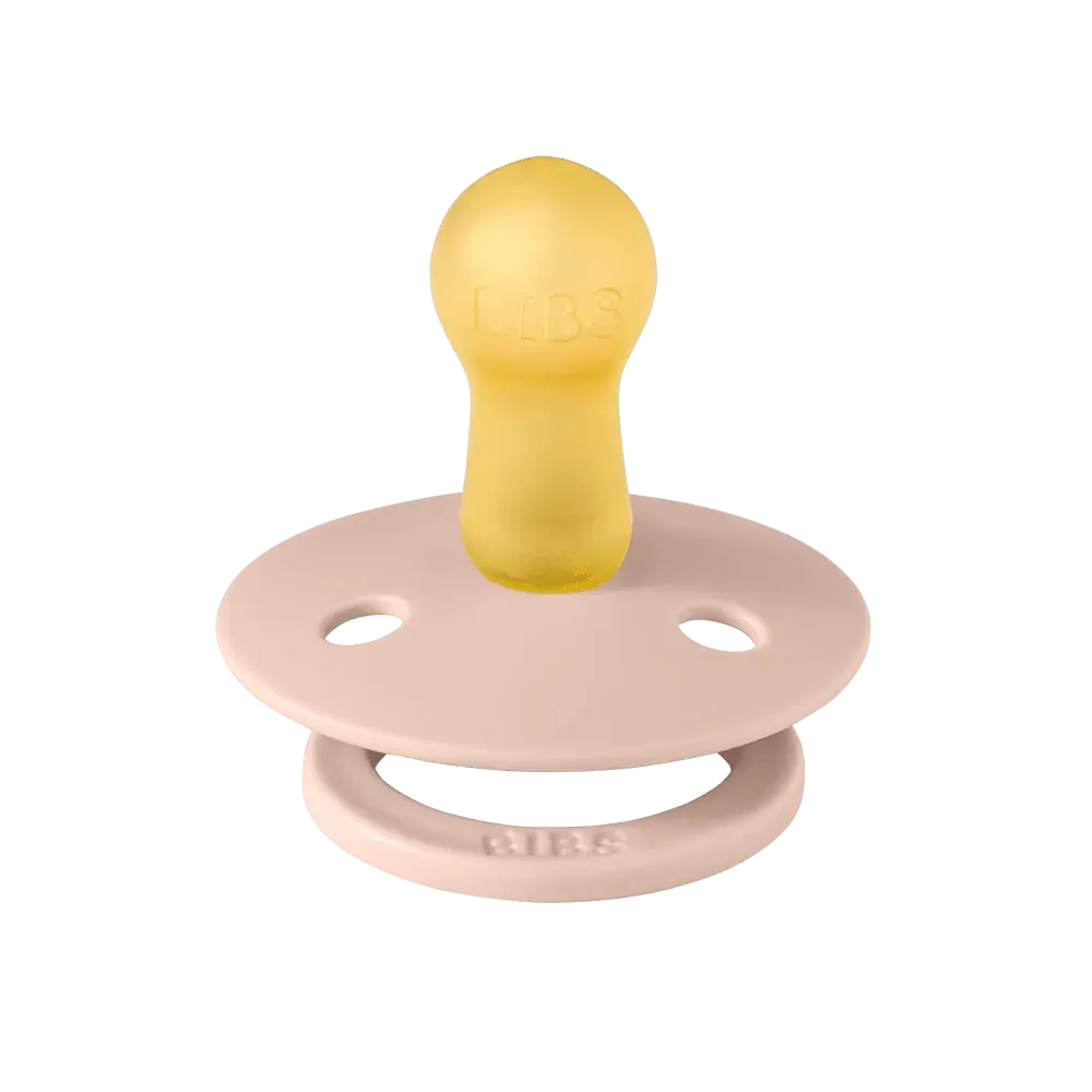 BIBS Pacifier Colour 2 Pack Latex Size 2 (Woodchuck/Blush)