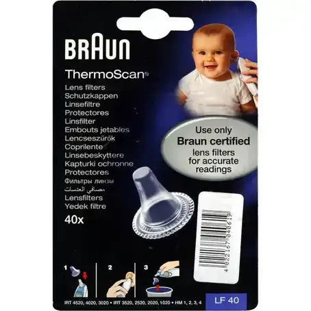 Braun ThermoScan Hygiene Caps (Ear Thermometer Cover) - 40pcs