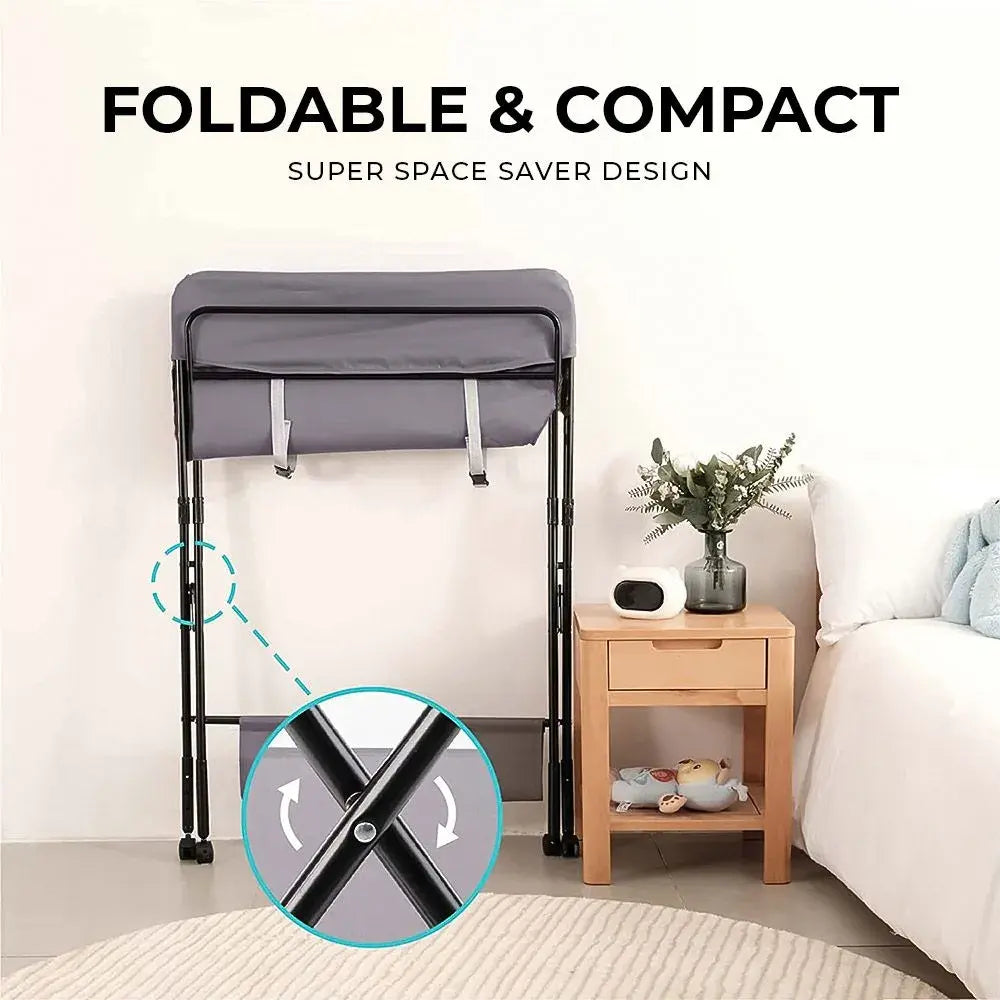 Teknum 4-In-1 Diaper Changing Table Organizer (Grey)
